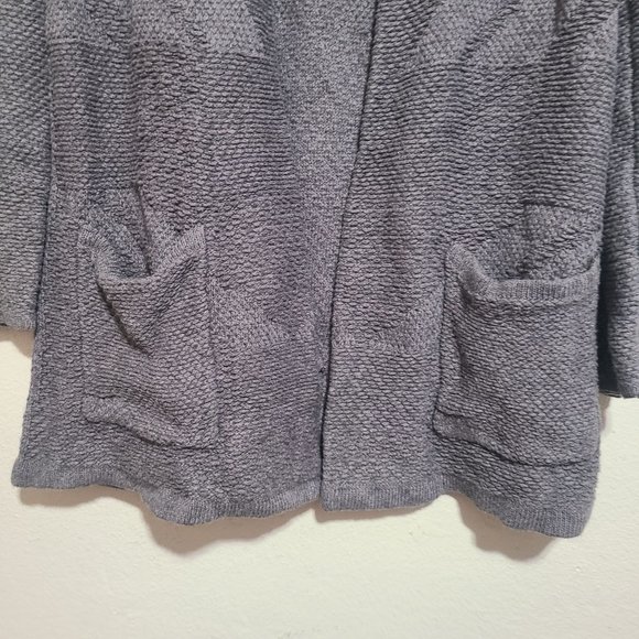 Anthropologie Angel Of The North Wool Blend Open Cardigan Size XS Gray - Picture 3 of 5